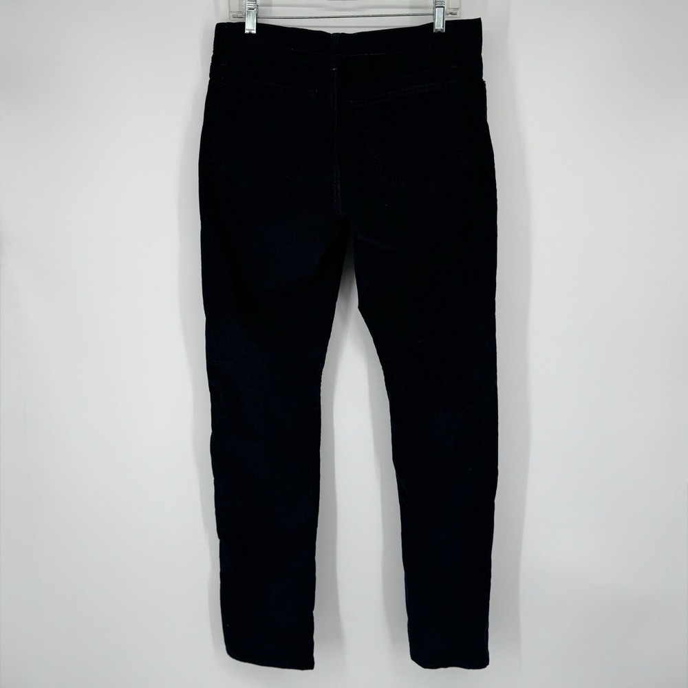 FRAME L'Homme Straight Corduroy Pants Mens 33 Navy Blue Stretch Luxury Designer - Picture 3 of 12